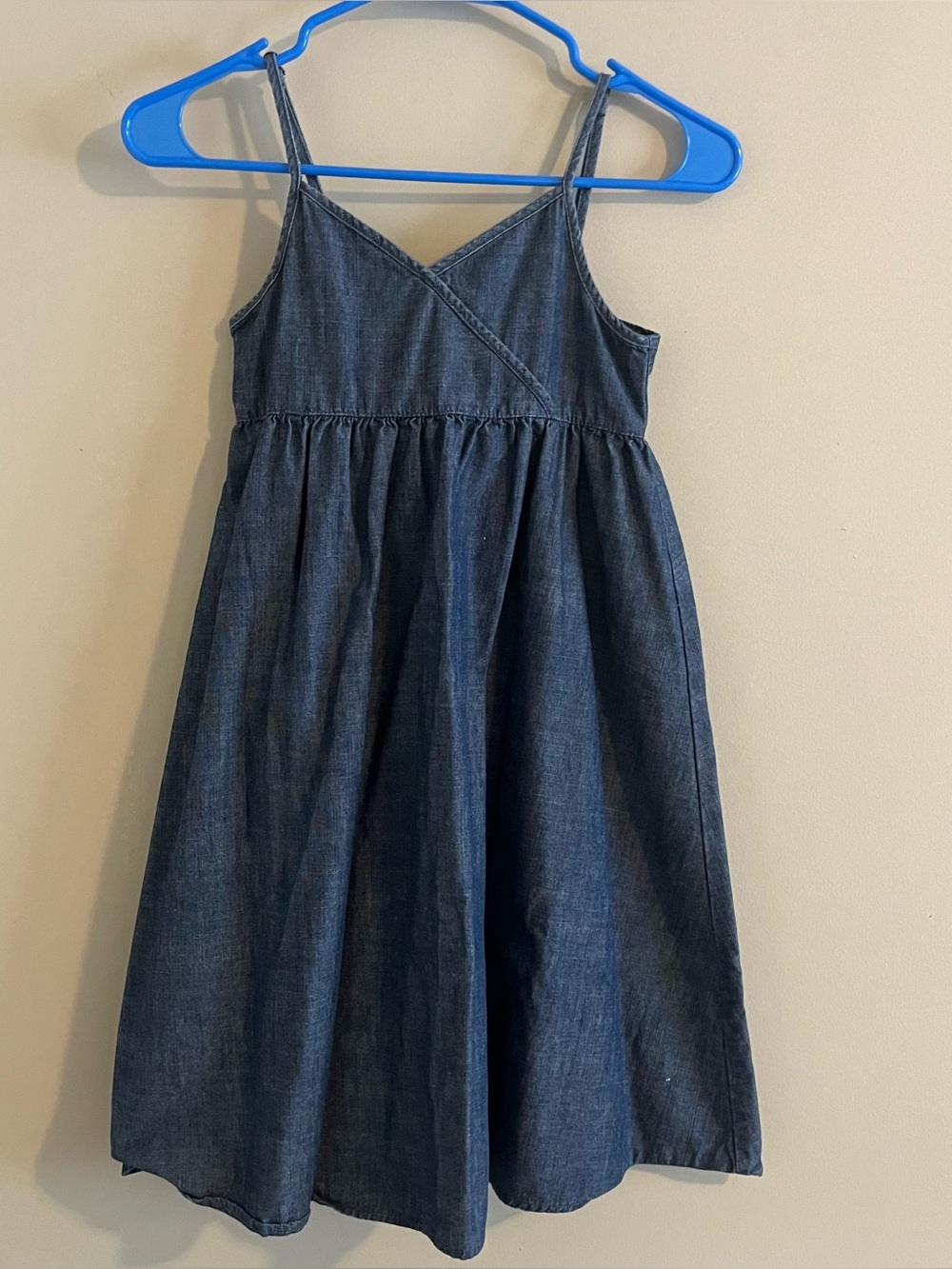 Girls Gap Sleeveless Denim Maxi Dress - Size L